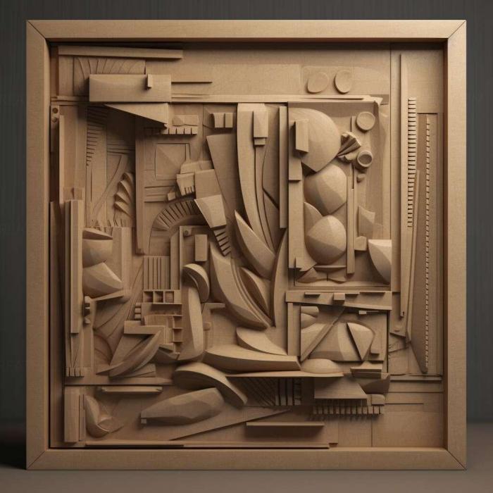 نموذج ثلاثي الأبعاد لآلة CNC 3D Art 